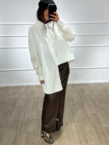 Chemise oversize Blanche