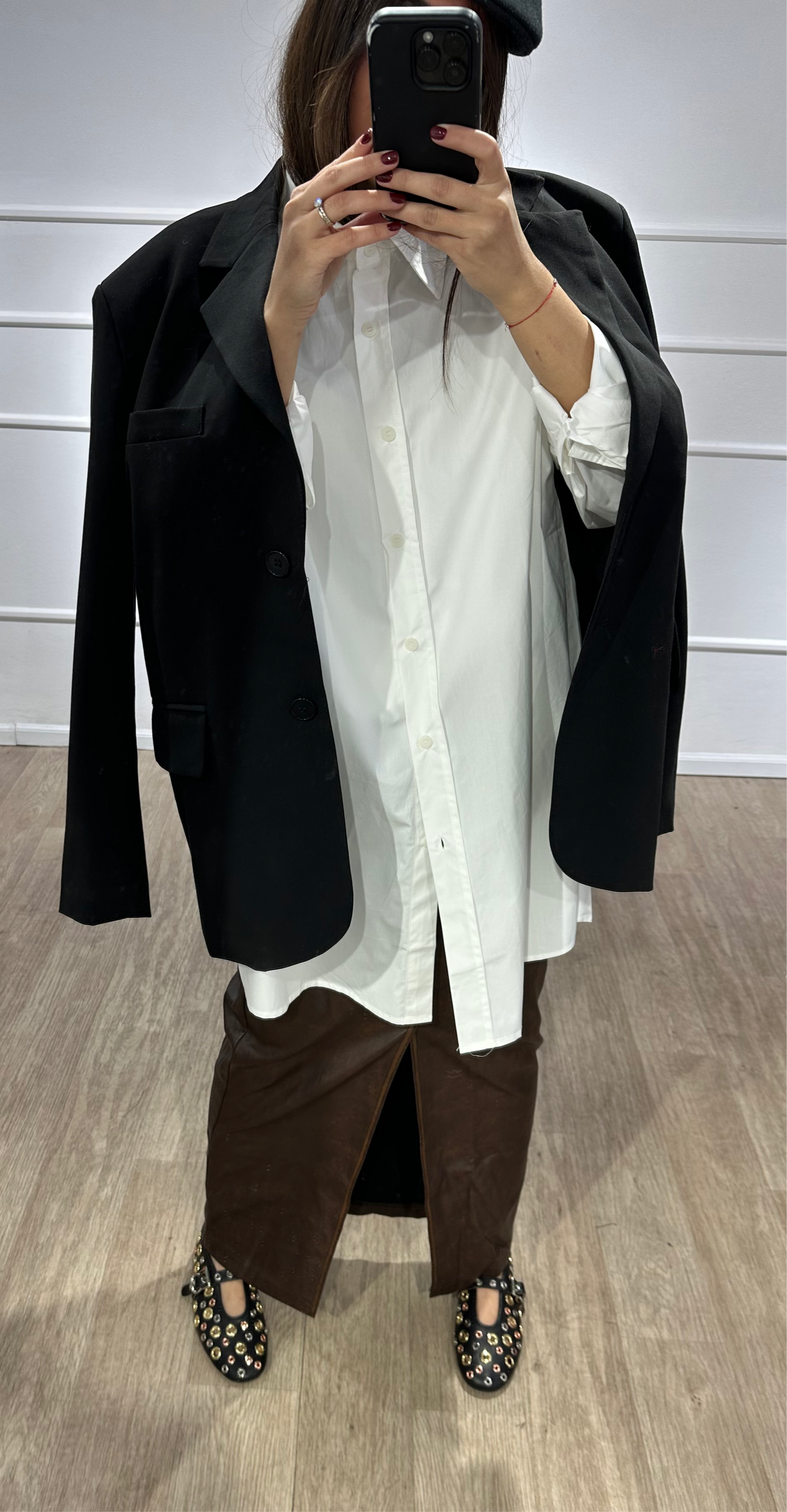 Chemise oversize Blanche