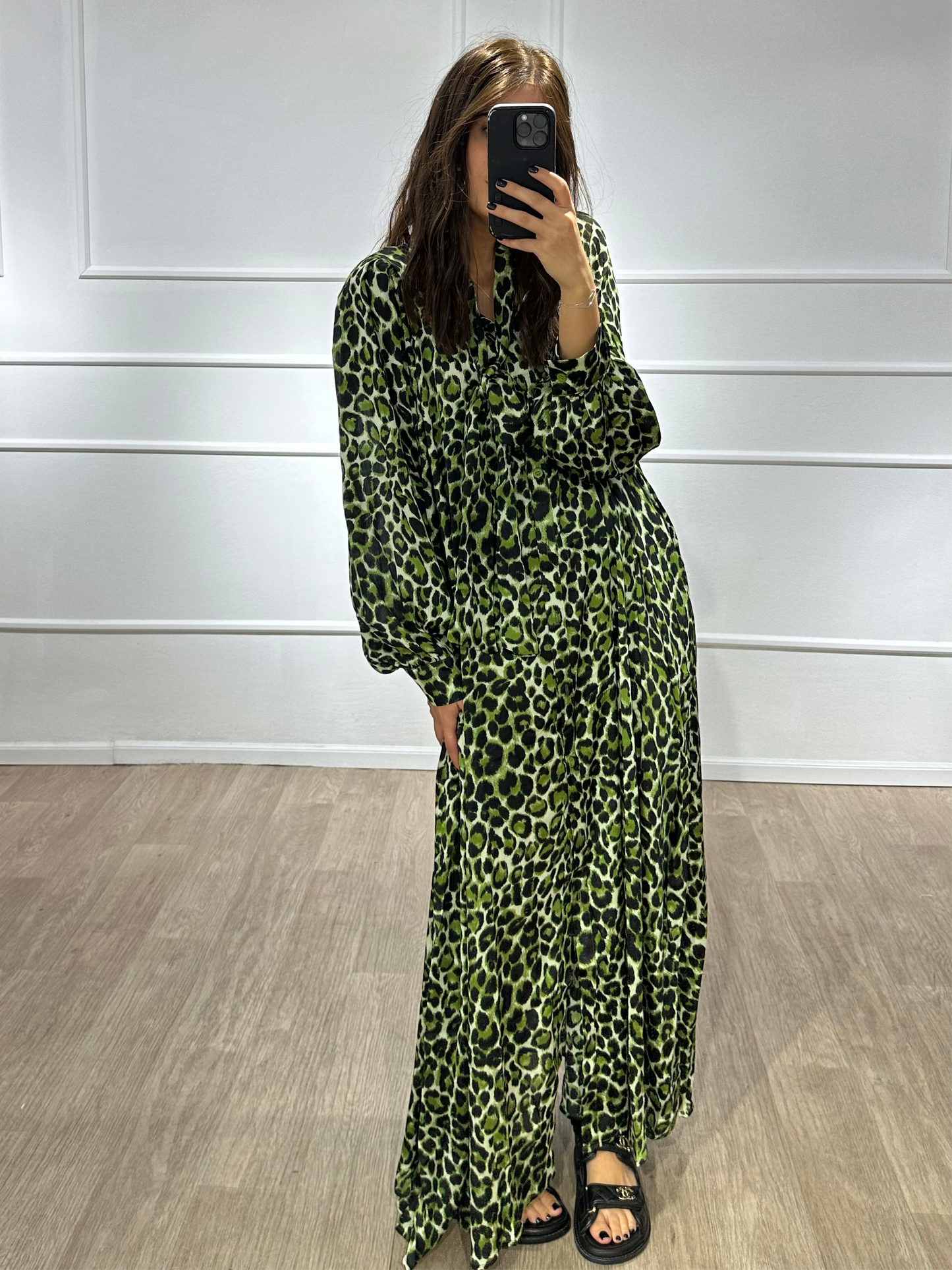 Robe Anna verte